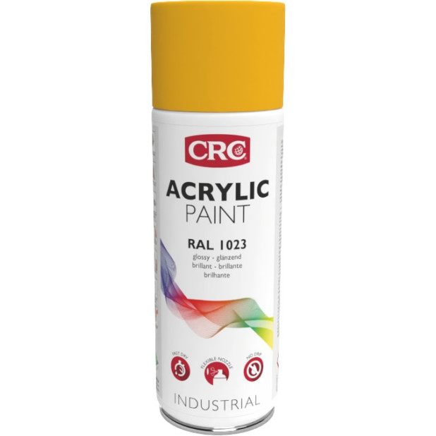 SPRAY ACRILICO BRILLANTE AMAR.TRAFICO RAL1023 400ML