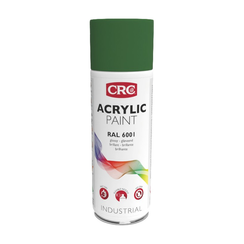 SPRAY ACRILICO BRILLANTE VERDE ESM. RAL6001 400ML