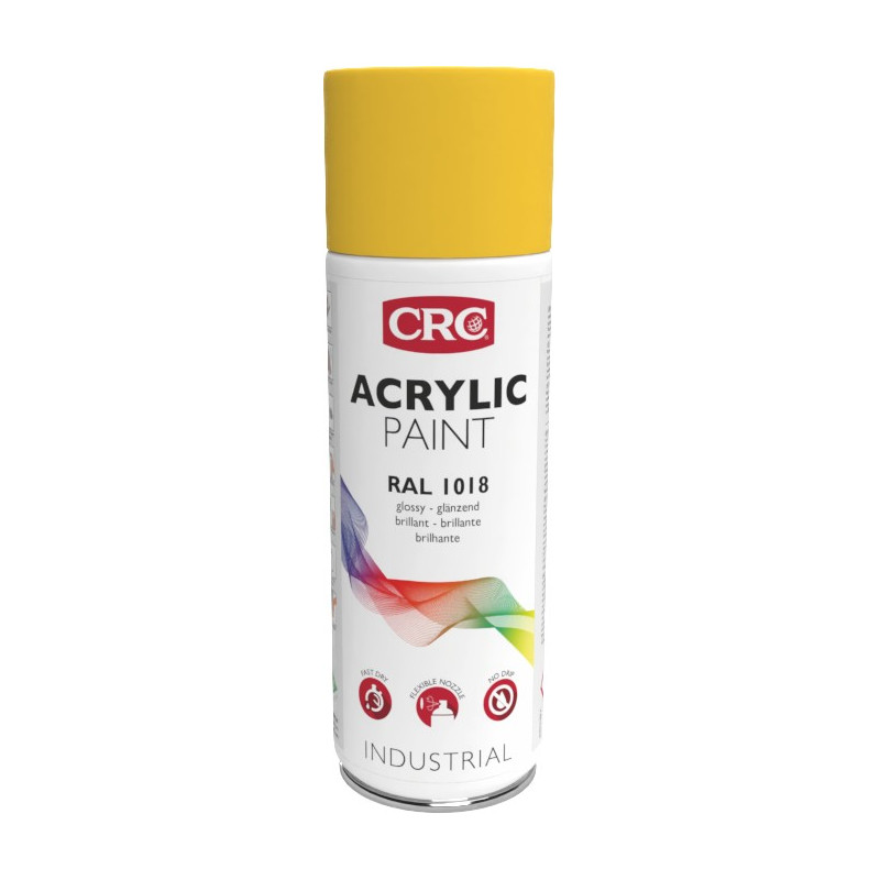SPRAY ACRILICO BRILLANTE AMARILLO ZINC RAL1018 400ML