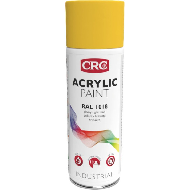 SPRAY ACRILICO BRILLANTE AMARILLO ZINC RAL1018 400ML