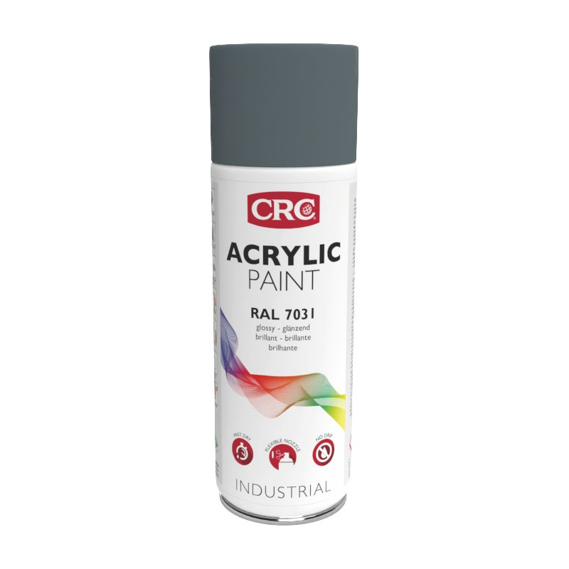 SPRAY ACRILICO BRILLANTE GRIS AZULADO RAL7031 400ML