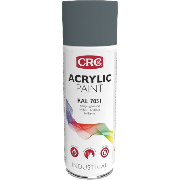 SPRAY ACRILICO BRILLANTE GRIS AZULADO RAL7031 400ML