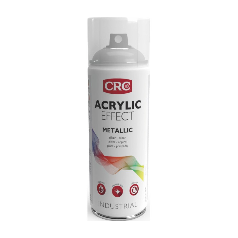 SPRAY ACRILICO EFECTO METALIZADO PLATA 400ML