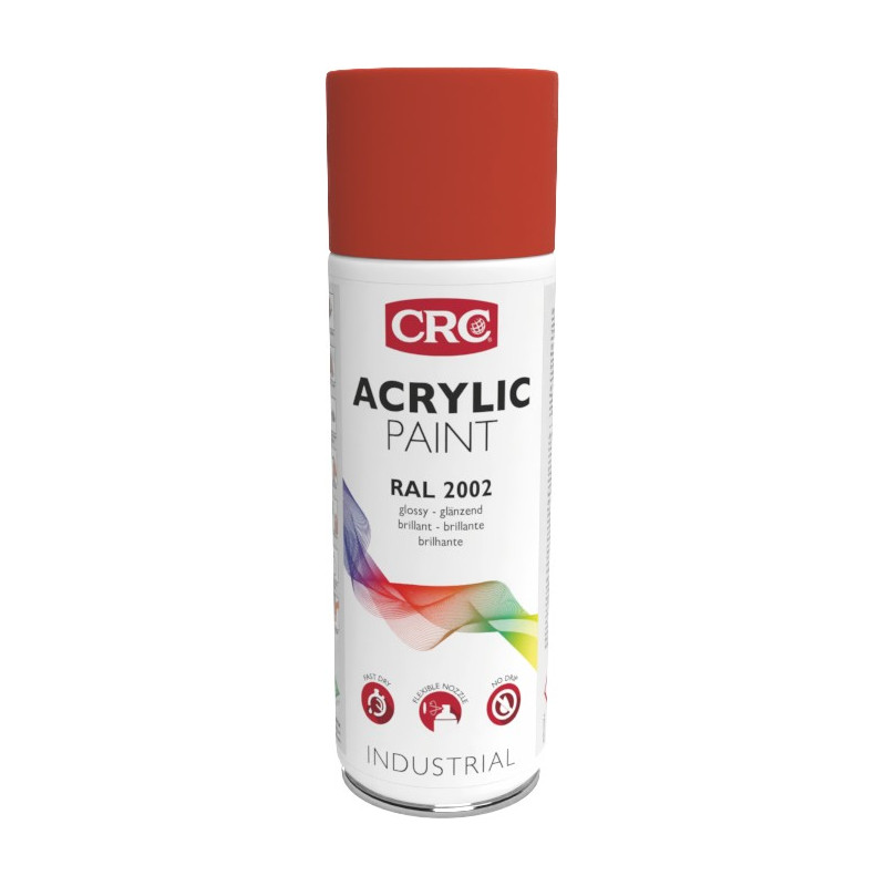 SPRAY ACRILICO BRILLANTE BERMELLON RAL2002 400ML