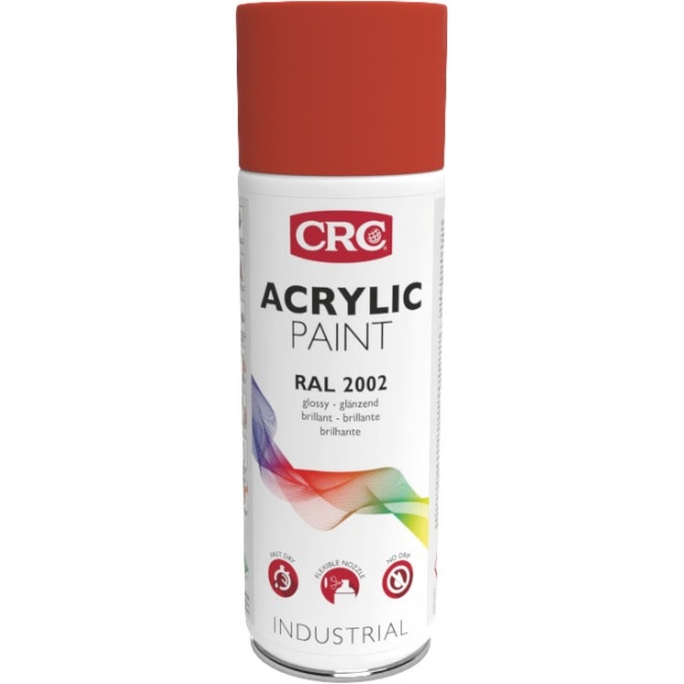 SPRAY ACRILICO BRILLANTE BERMELLON RAL2002 400ML