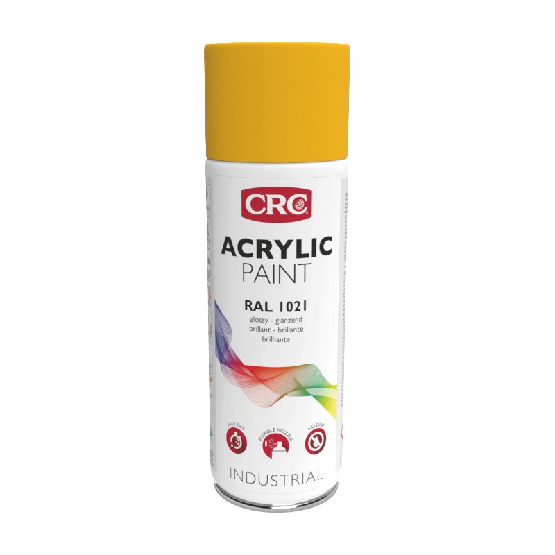 SPRAY BASE AGUA BRILLANTE AMAR.CADMIO RAL1021 400ML