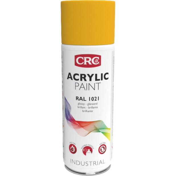 SPRAY BASE AGUA BRILLANTE AMAR.CADMIO RAL1021 400ML