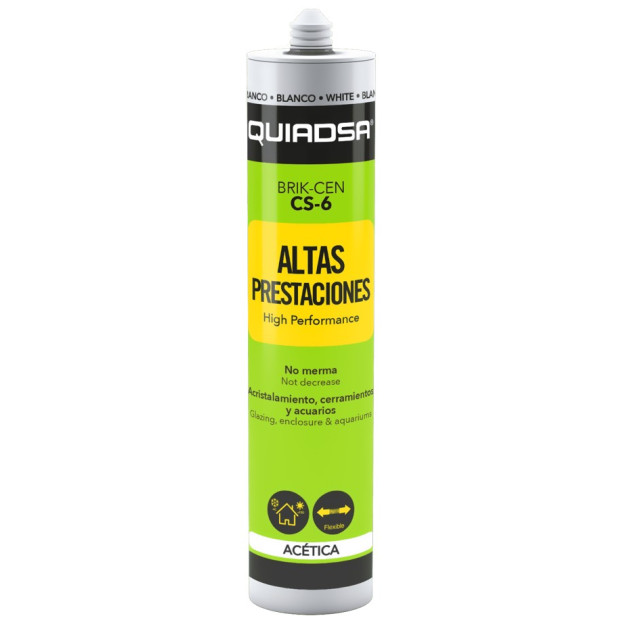 SILICONA ACETICA CS-6 BLANCO 300ML.