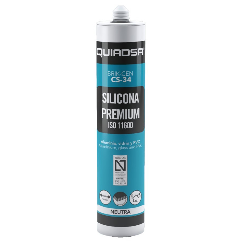 SILICONA NEUTRA CS-34 ACERO INOX 300ML.