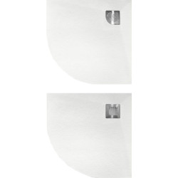 PLATO DUCHA CURVE 80x80 R.50 BLANCO