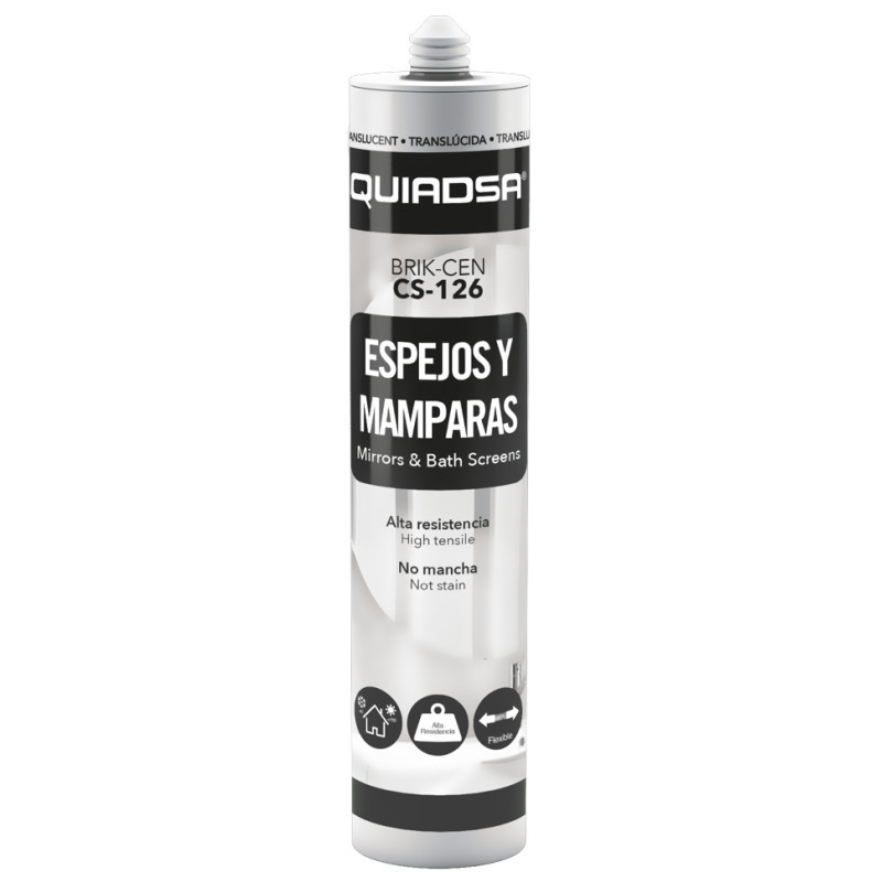 SILICONA NEUTRA CS-126  ESPEJOS 300ML.