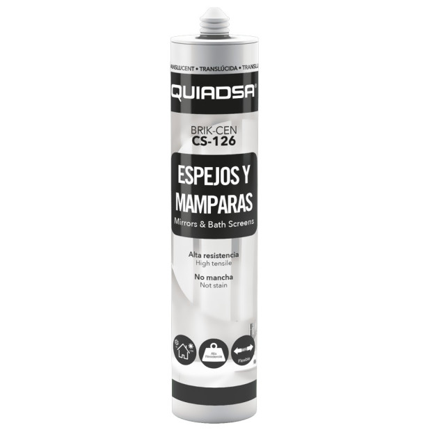 SILICONA NEUTRA CS-126  ESPEJOS 300ML.