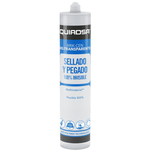 SELLADOR ADHESIVO MS TRANSPARENTE 290ML.