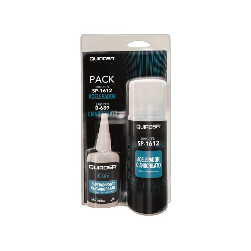 KIT CIANOACRILATO+ ACELEREDOR 50GR.