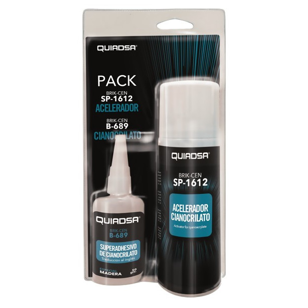 KIT CIANOACRILATO+ ACELEREDOR 50GR.