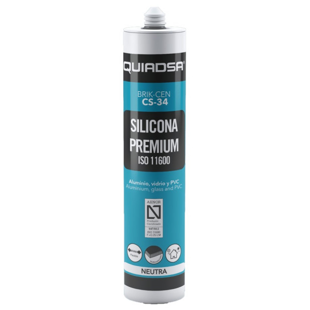 SILICONA NEUTRA CS-34 VERDE RAL 6009 300ML.