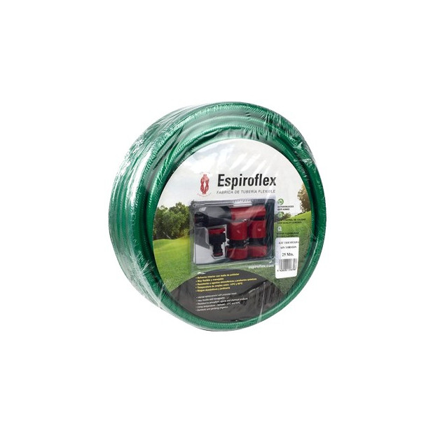 KIT MANGUERA JARDIN 25MTS.