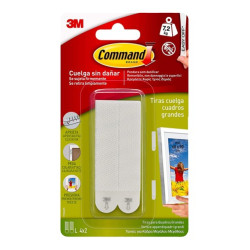 TIRAS CUELGA CUADROS GRAN. BLANCAS