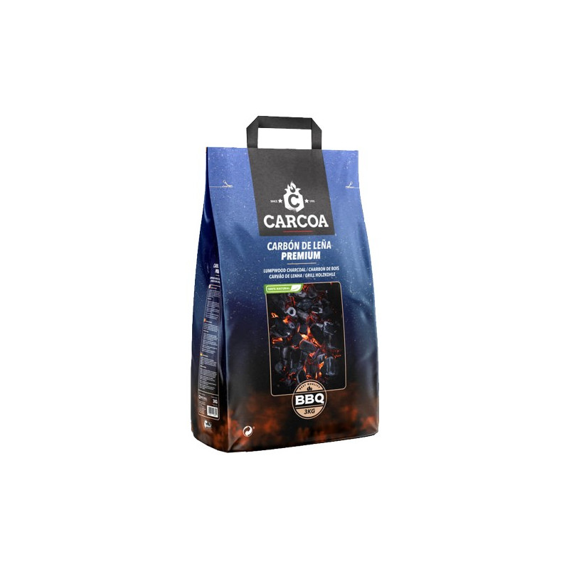 CARBON VEGETAL BOLSA 3KG. CARCOA