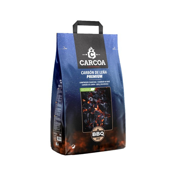 CARBON VEGETAL BOLSA 3KG. CARCOA