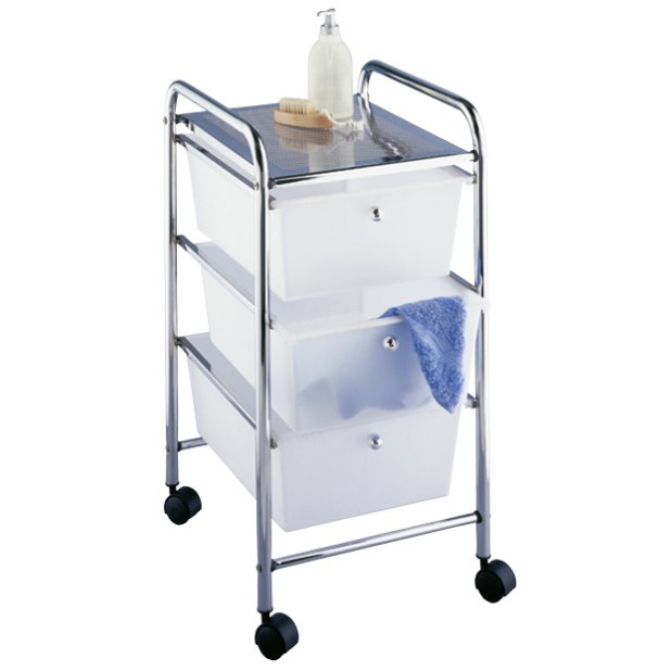 CARRITO MESSINA 3 CAJONES BLANCO