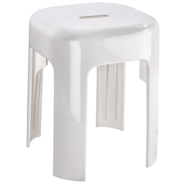 TABURETE BAÑO ALASKA BLANCO