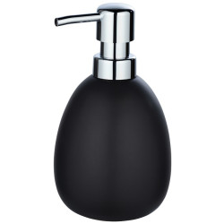 DOSIFICADOR JABON POLARIS NEGRO MATE