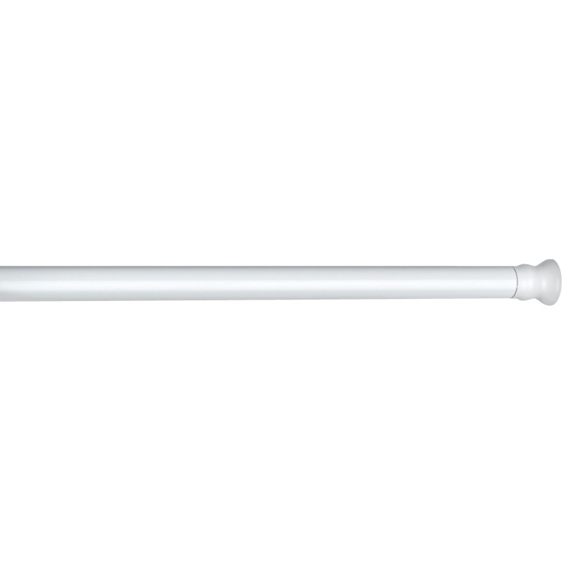 BARRA CORTINA BAÑO 70x115 20mm BLANCA