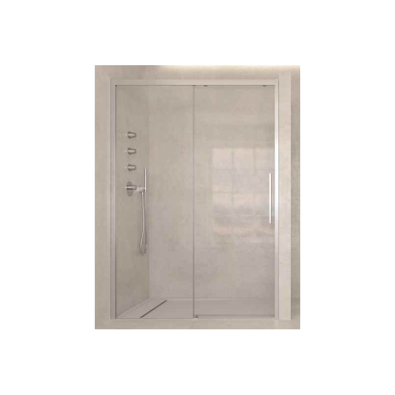 MAMPARA 1360x2000 PLATA A/BRILLO F+C DCHA