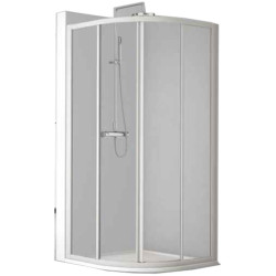 MAMPARA CUM90 SEMICIRCULAR 2F+2C 3mm