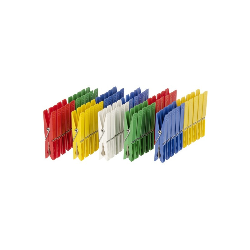 PINZAS ROPA COLORADO (50 UND)