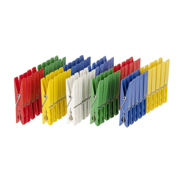 PINZAS ROPA COLORADO (50 UND)