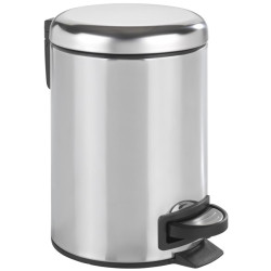 CUBO PEDAL LEMAN 3LTS INOX BRILLANTE