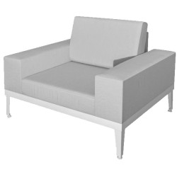 SOFA 1 PLAZA LUANA ALU CHATEAU 110x90x67CM