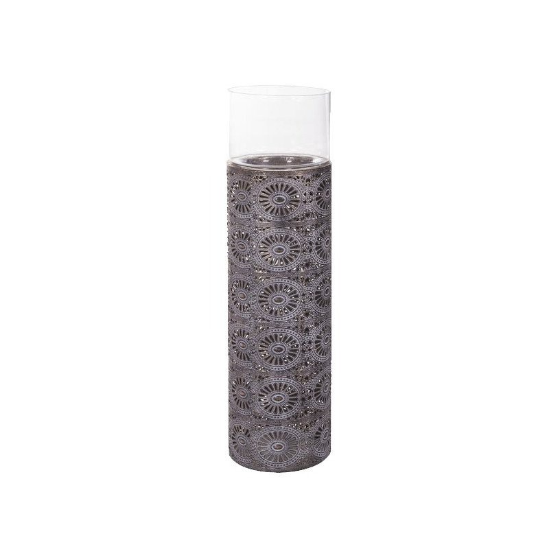 COLUMNA PORTAVELAS METALICO ENV.21,5x21,5x75,5CM