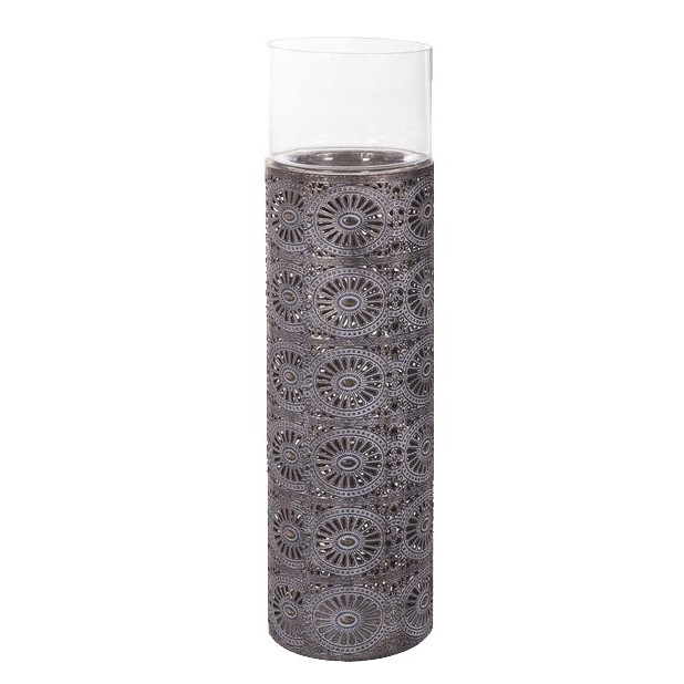 COLUMNA PORTAVELAS METALICO ENV.21,5x21,5x75,5CM