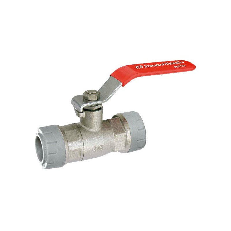 VALVULA ESFERA P.B. 22mm. PALANCA