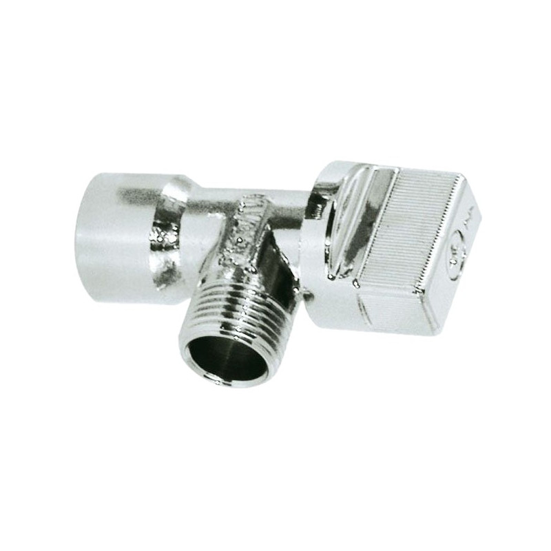 ESCUADRA V.AMERICA H-M 1/2"-3/8" CORTA S/TUERCA B/U