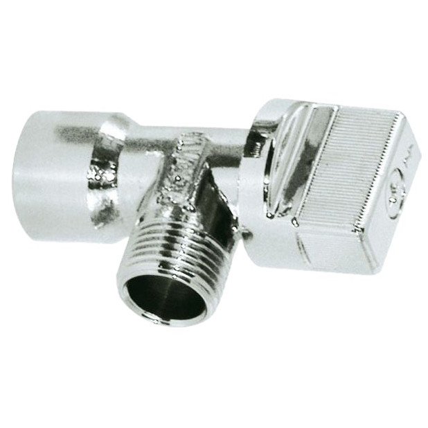ESCUADRA V.AMERICA H-M 1/2"-3/8" CORTA S/TUERCA B/U