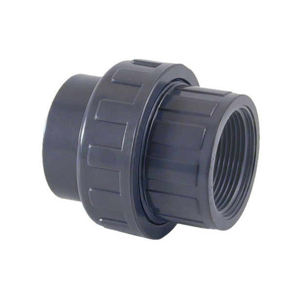 ENLACE MIXTO 3 PIEZAS PVC H. D.50X1 1/2"