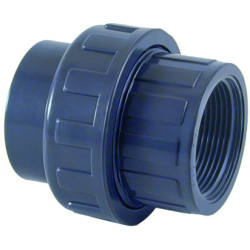 ENLACE MIXTO 3 PIEZAS PVC H.D.25X 3/4"
