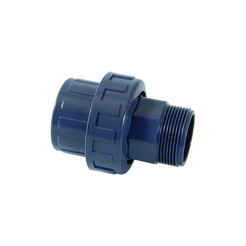 ENLACE MIXTO ROSCAR  3 P PVC M/H D. 1 1/2" X 1 1/2