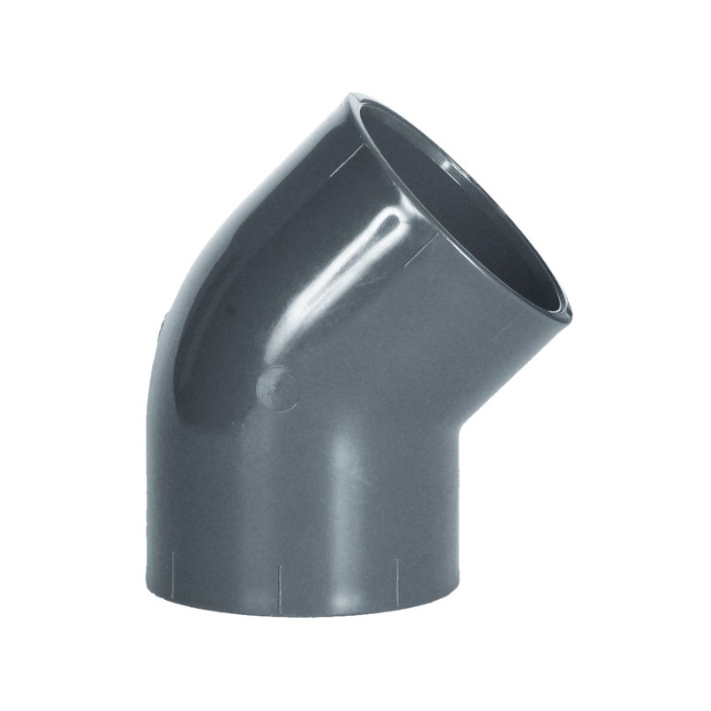 CODO PVC PRESION 45º D.160