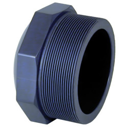 TAPON PVC PRESION ROSCA MACHO 1 1/4"