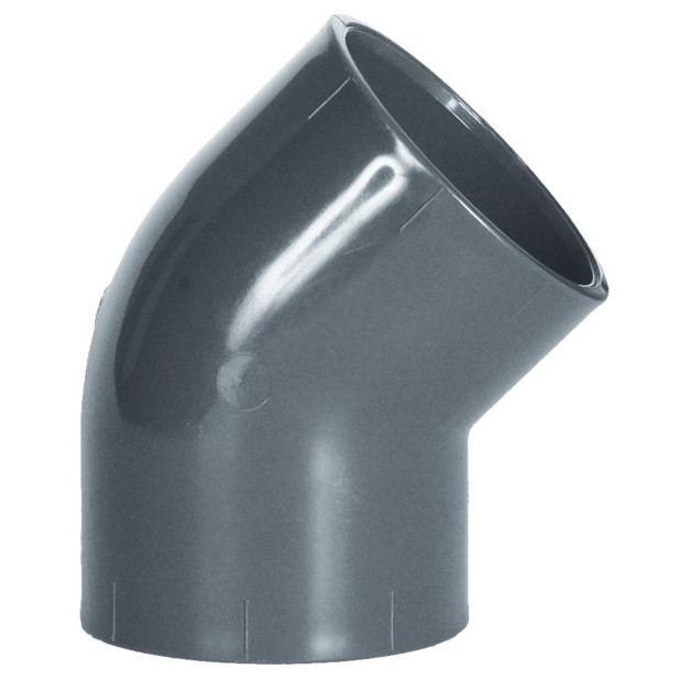 CODO PVC PRESION 45º D.32