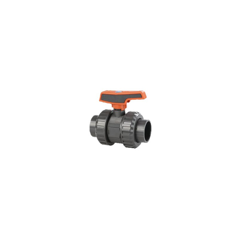 VALVULA BOLA PVC PRESION ENCOLAR D.20