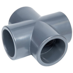 CRUCETA PVC PRESION ENCOLAR D.50