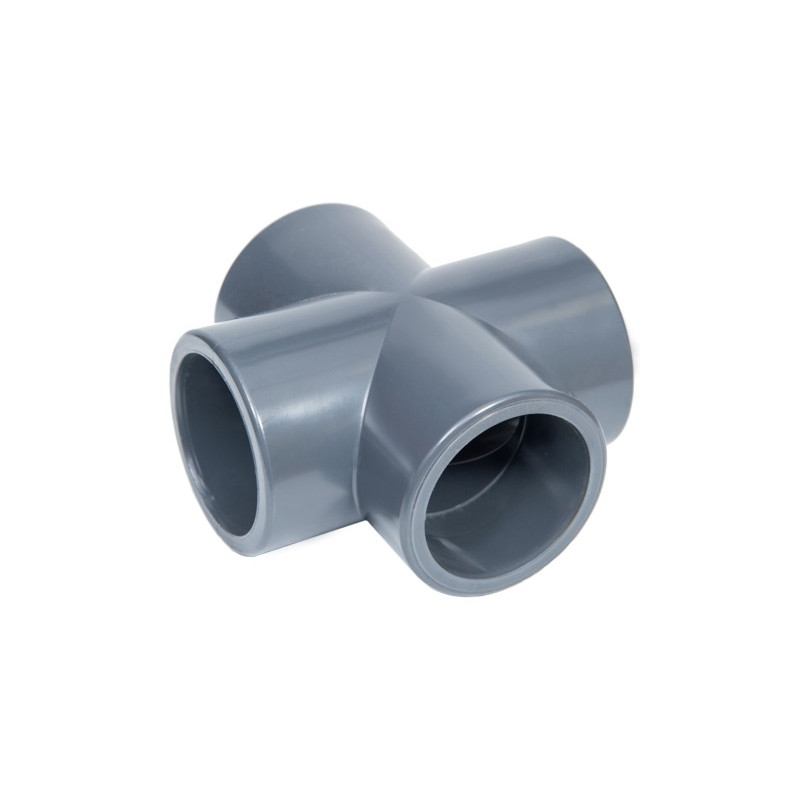 CRUCETA PVC PRESION ENCOLAR D.50