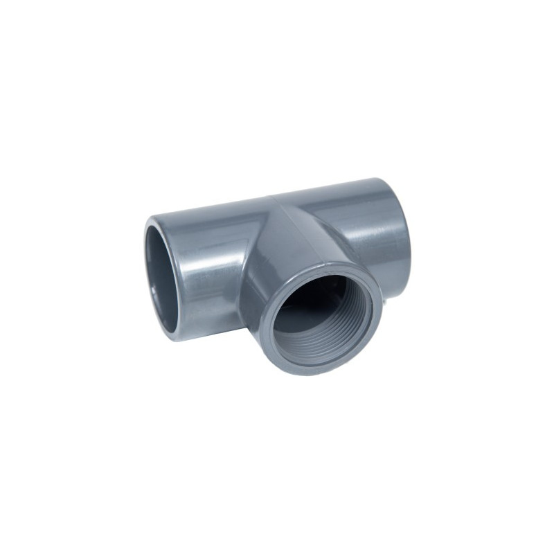 TE IGUAL 90º H-H MIXTA PRESION D40x1 1/4"