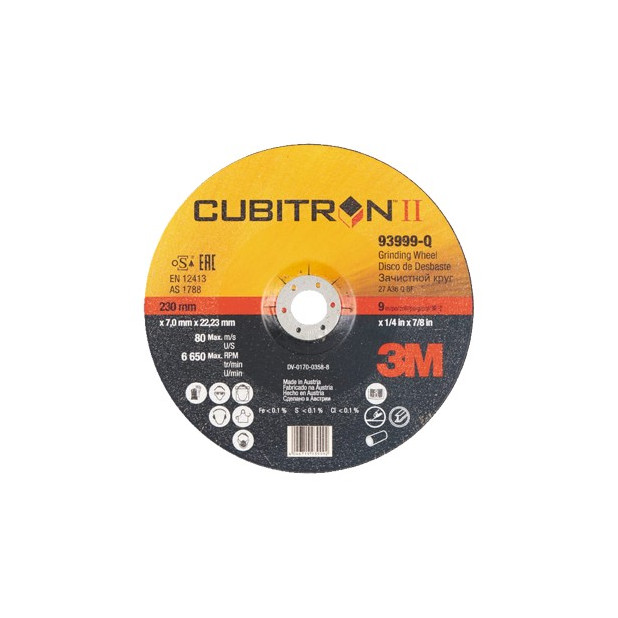 DISCO DESBASTE CUBITRON 230x7MM